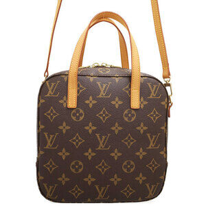 Louis Vuitton Monogram Leather Brown Spontini Bag